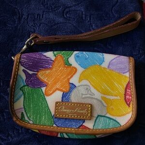 Dooney & Bourke Vintage“Wonder Duck Scrible” 5.5”W x3.5”H NWOT